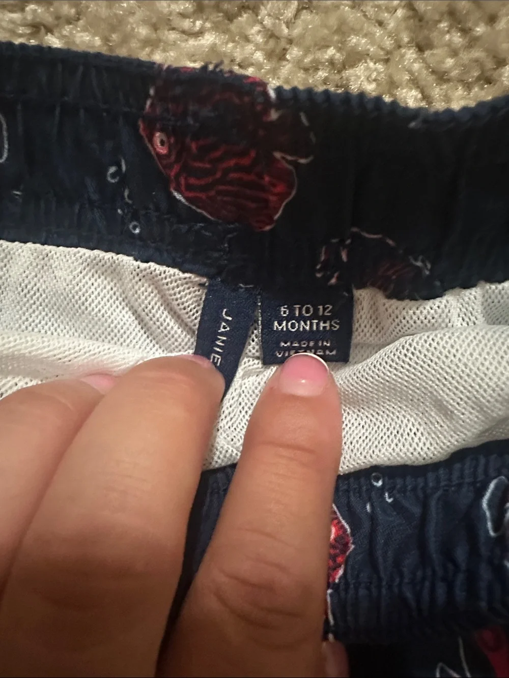 Janie and Jack soft navy